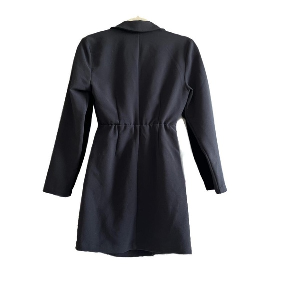 NWT ABERCROMBIE & FITCH Elegant Black Women's Blazer Cut Out Dress (S) - Picture 3 of 3